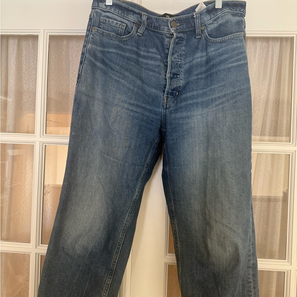 Banana Republic High Rise Straight Blue Denim Jeans - Picture 2 of 9
